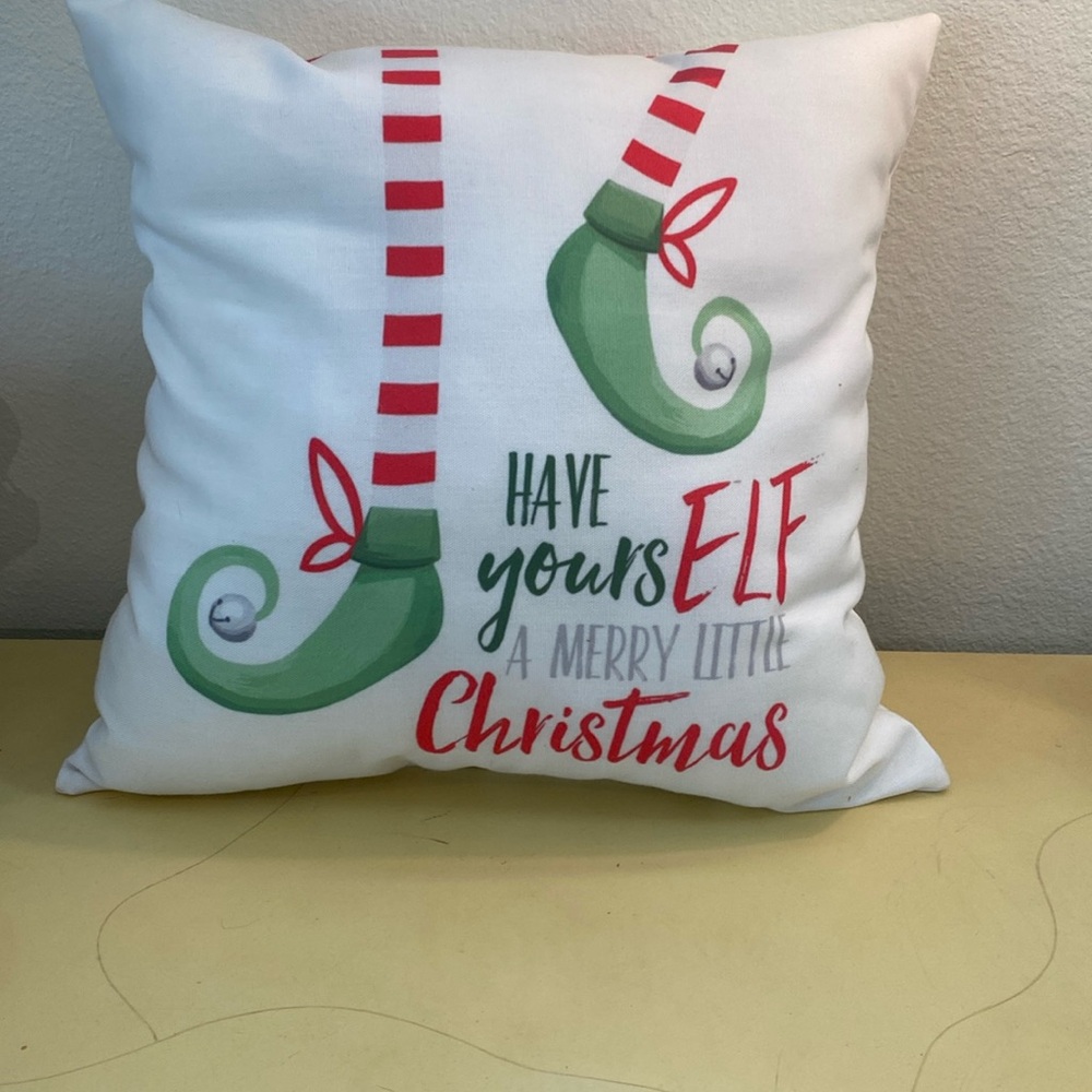 Christmas‎ Pillow.  Have YoursELF a Merry Little Christmas.  Double sided.